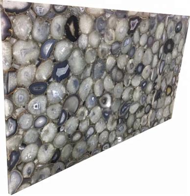 China Good Price Hotel Interior Wall Flooring Application Natural Luxury Stone White Agate Slab Marble Table for sale