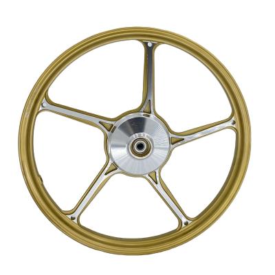 China Motorcycle Five Star Aluminum High Strength CNC Casting Wheel Hub Aluminum Alloy Motorcycle Process Wheel for sale