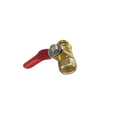 China IFAN female and male valve hot sale aluminum the valve series of brass red ordinary writing brass valve for sale