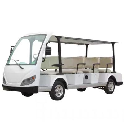 China 72V5KW/7.5KW 11 Seat Mini Electric Bus Electric Sightseeing Small Bus 4580*1430*1940 for sale