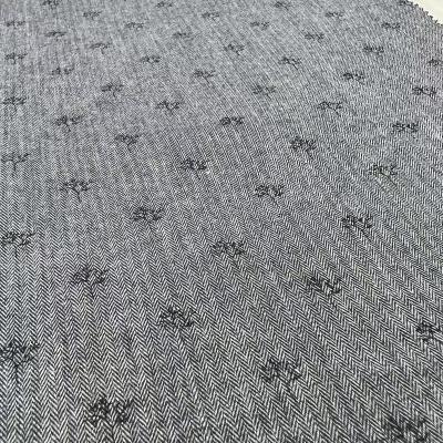 China Shrink-resistant 100%cotton yarn dyed herringbone print fabric for sale