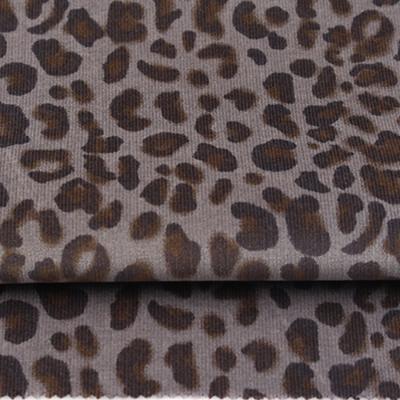 China 21W Shrink-Resistant Printing Corduroy Fabric For Garment for sale