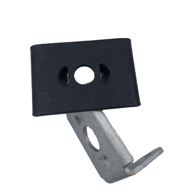 China Multi-purpose black and silver square hole din436 single aluminum joint for sale