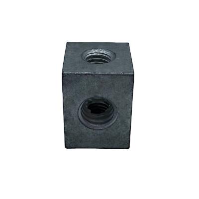 China Cold Drawn Section Steel Square Nut for Machined Parts for sale