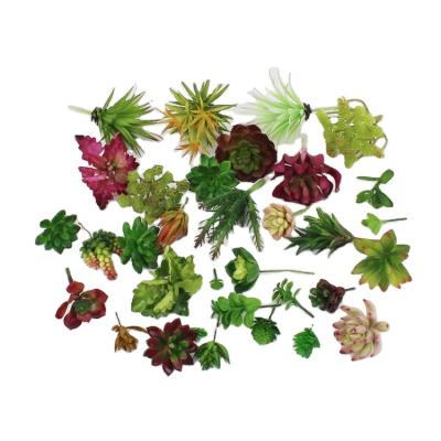 China YIWU High Quality Eco-friendly Artificial Plant MIX OVER 200 DIFFERENT DESIGNS Fake Artificial Succulents for sale