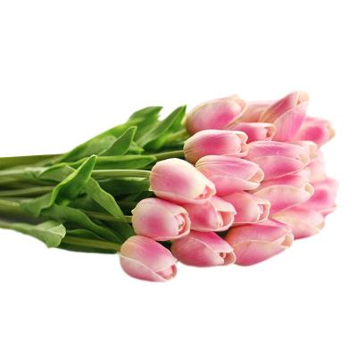 China natural wedding decoration artificial tulip artificial flower mini tulips home decoration for sale