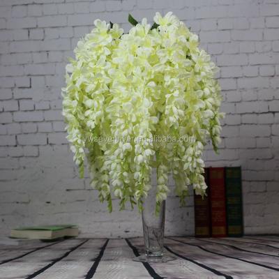 China Silk Wedding Flowers 5 Branches Silk Wisteria Artificial Flowers for sale