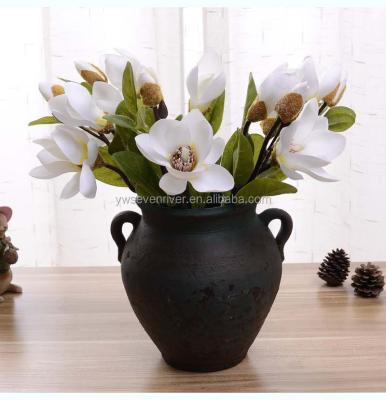 China High Quality Home Decoration Artificial Silk Flower Silk Magnolia For Flower Arranging for sale