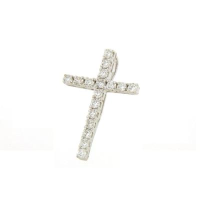 China Hot Sale Diamond Pendant Jewelry 18K White Gold Religious Daily Wear Diamond Pendant for sale