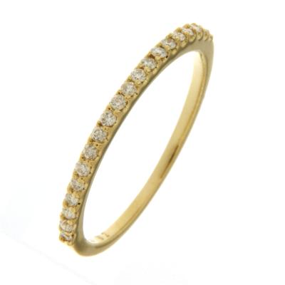 China Bestselling CLASSIQUE Ring Diamond Wedding Rings 18k Yellow Gold Unisex Band for sale