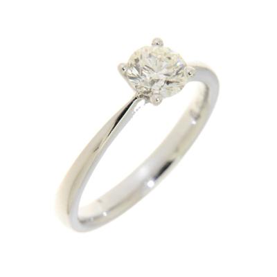 China Factory Price CLASSIC Brilliant 18K White Gold Classic Diamond Gift Rings For Girlfriend for sale