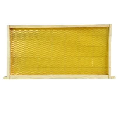 China Factory bee wax foundation unadulterated bee foundation and pine bee hive frame for sale