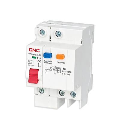 China High-break-capacity-rcbo-residual-current-B 1 Amp Rcbo 32amp 2 Electromagnetic Circuit Breaker Single Pole Single Circuit For Mcb Mccb for sale