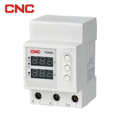 China Direct Factory Price Adjustable Under Over Voltage Protector Overvoltage Protection Circuit Breaker YC9VA for sale