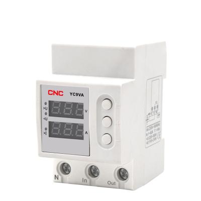 China High Quality Cheap Three Phase Surge Protector Protective Devices Digital Display Over And Under Voltage YC9VA for sale