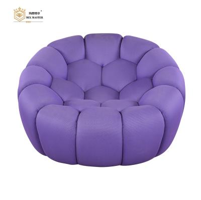 China Good Breathable Air Permeability 1 Seater Living Room Furniture Bubble Armchair Chairs Fabric for sale