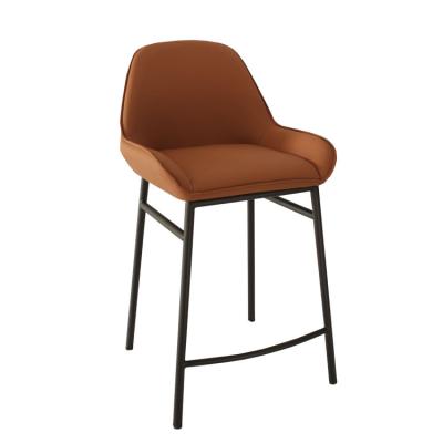 China High Quality Bar Furniture Stable Cheap Price Modern Design PU Leather Bar Stool High Chair With Backrest for sale