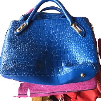 China KuoMing Summer Second Hand Leather Bags Used School Bag Lady Bag Factory Wholesale for sale