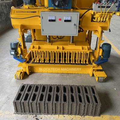 China Hotels Block Making Machine Walk BLOCKTECH QTM6-30 Cement Egg Laying Brick Making Machine for sale