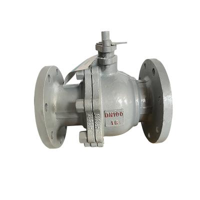 China Customized General Low Pressure 4 Inch Two Way Manual Ball Valve Durable 1.6mpa 1 New for sale