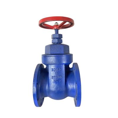 China 6 Inch General Purpose Gate Valve Low Pressure 1.6mpa Handwheel Dn150ductile Iron Two Way Gate Valve for sale