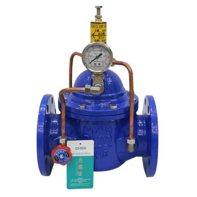 China General Volume Adjustment Water Supply Plant Ductile Iron 500xPressure Pressure Safety Rrelief Sustaining Valve for sale