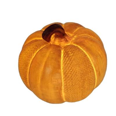 China Christmas Home Decorations Halloween Pumpkin Light Ceramic Decorations for sale