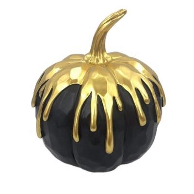 China Christmas Home Decorations Craft Ceramic Halloween Pumpkins for sale