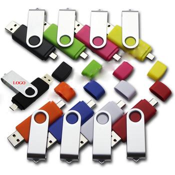 China Metal Top Selling Android OTG Colorful Micro Usb Flash Drive With Logo Printing for sale