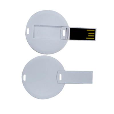 China Round Custom Credit Card 1gb USB Memory Bulk Disk Flash Stick Drive for sale