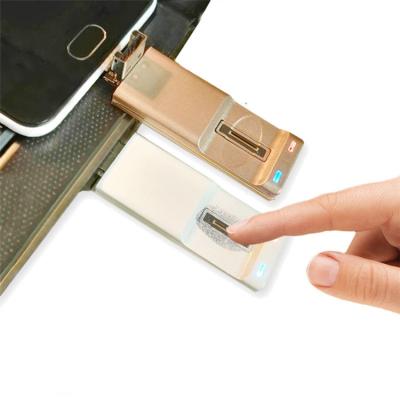 China Aluminum High Speed ​​Fingerprint Lock USB 2.0 16GB USB Flash Drive for sale