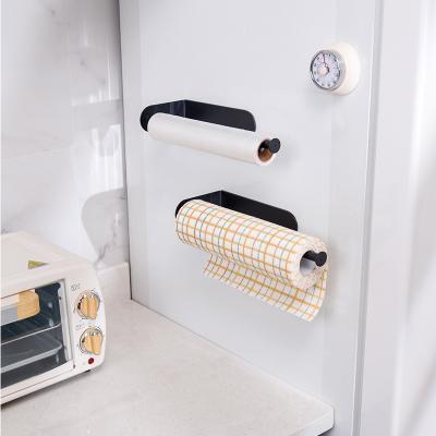 China Wholesale Modern Strong Fridge Holder Magnetic Paper Roll Magnet Holder Kitchen Paper Towel Holders for sale