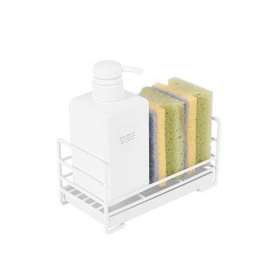 China Fashionable Hot Selling Kitchen Sink Sponge Rack Storage Cart With Drip Tray for sale