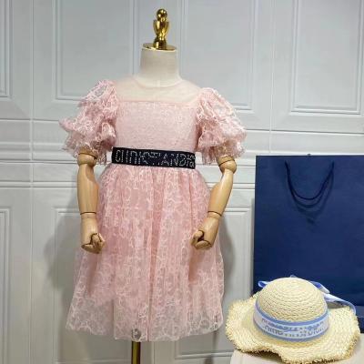 China Brand Washable Hot Selling Wholesale Children's Clothing Little Girl Mesh Dress for sale