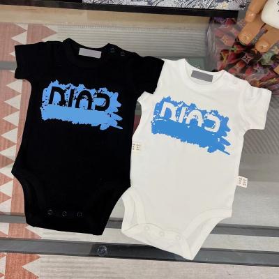 China 2022 Popular High End Newborn Summer Baby Romper Wholesale Baby Clothes for sale