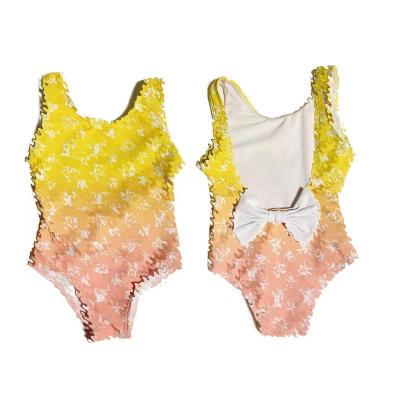 China High Quality Spandex/Polyester Designer Brand Girls Swimsuit Swimwear for sale