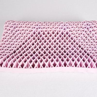 China Anti-static strip gel pillow tencel splice 3D mesh pillow for good sleep quality pillow for sale