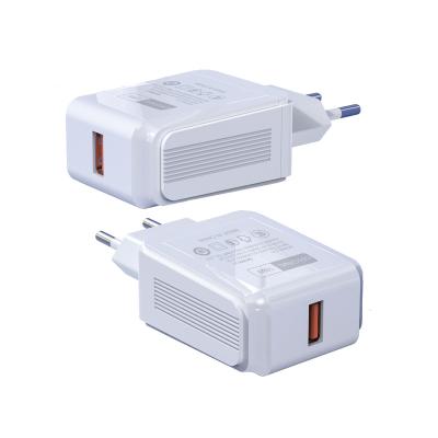 China Factory Direct Sale Mobile Phone In UK EU USB Wall Charger QC 3.0/2.0 Common Type Quick Charger & Adapter for sale