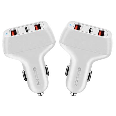 China Mobile Phone PD 30W Car Charger and QC3.0 18W PD Type C Car Charger 48W for iPhone, Samsung and Laptops for sale