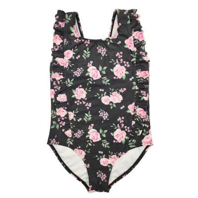 China Low MOQ Breathable Wholesale High Quality Swimwear Baby Swimsuit Girl Ruffle Swimwear for sale