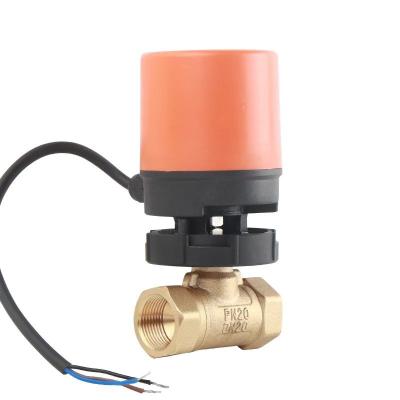 China Three Wire HVAC Water Systems Electric Water Systems Control ADC24v Exhaust Valve for sale