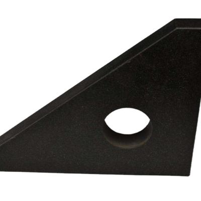 China Black Granite Precision 00 Size Right Angle Ruler L Shaped Square Ruler for sale