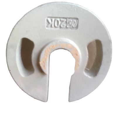 China Â ± 0.1mm Class M1 Calibration Weights Elevator Test Weight Cast Iron Weights for sale