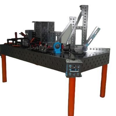 China 3D industrial fashion design factory price attractive welding table with all accessories for sale