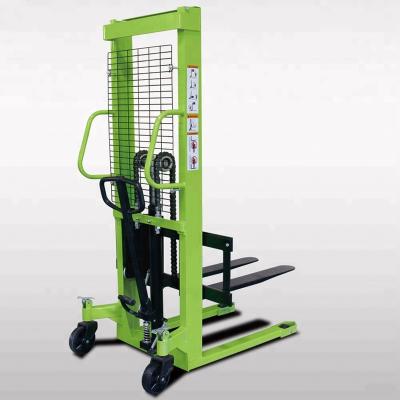 China Driving SAMCY Style Stacker 24 Months Warranty Long Manual Hydraulic Stacker for sale