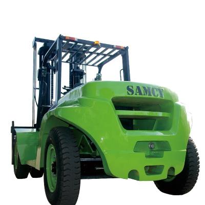 China Garment Shop SAMCY Forklift 27 Years Export Experience Chinese Engine Heavy Duty 10T Diesel Forklift for sale