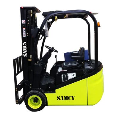 China Building Material Shop SAMCY Electric Forklift High Quality 2 Year Warranty Best Selling Small Electric Lifting Forklift for sale