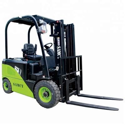 China 2 Year Warranty Building Material Stores SAMCY Best Forklift Selling 2.5 Ton AC Controller Forklift Electric for sale