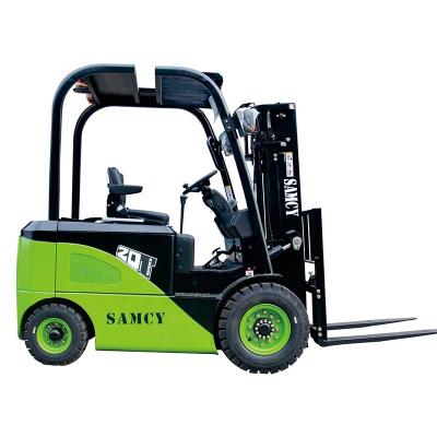 China Building material stores SAMCY forklift dimensions small turning radius 2 Ton Elektric Forklift China for sale