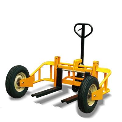 China Machinery repair shops all rough terrain pallet truck hand truck pallet 1 ton 1.5 ton pallet truck cheap for sale